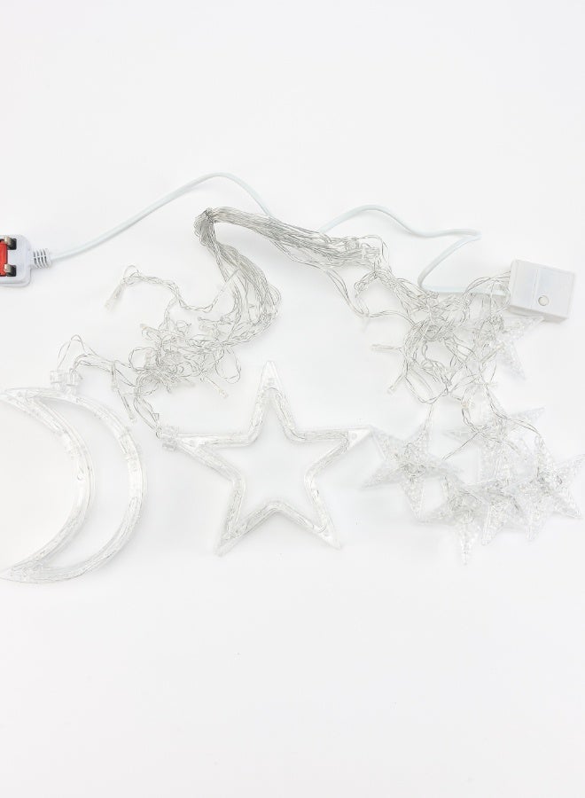 Noon East Ramadan Decorations LED Hollowing Out Moon And Star Light String for Indoor Outdoor Decor - Image 5